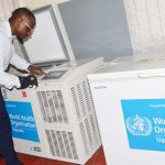 Negative 20 freezers donated by World Health Organisation