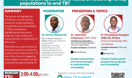 Are health systems and research reaching TB key populations to end TB?