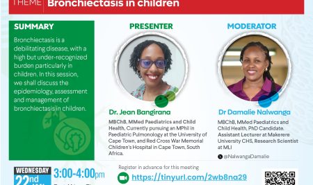 Join Us for the DOLS Webinar: Bronchiectasis in Children